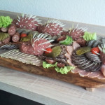 Hausschlachtenes Buffet